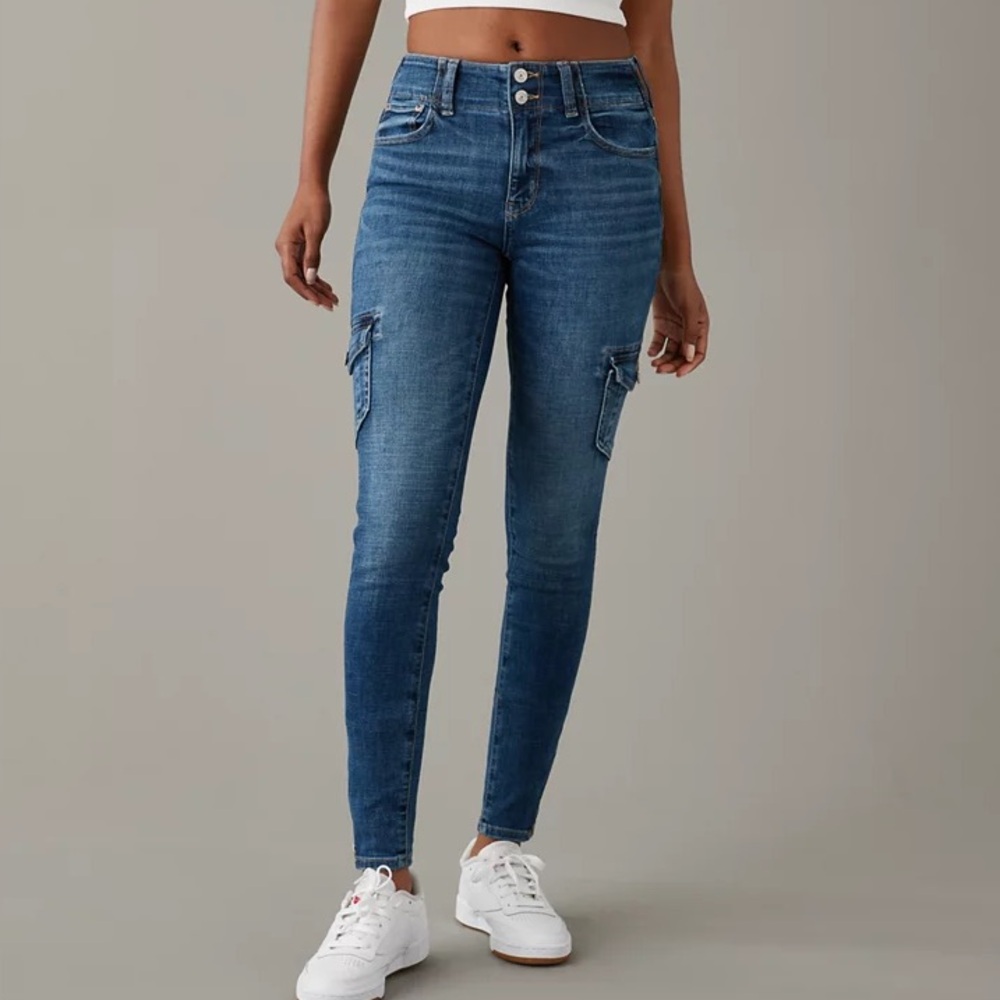 American Eagle Outfitters Next Level High-Waisted Jeggings size 8